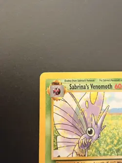 Sabrina's Venomoth 34/132 Gym Heroes Rare Non-Holo Lightly Played Pokemon Card - Image 3