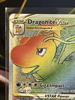 Pokemon TCG Dragonite VSTAR Holo Ultra Rare Card Pokemon Go 81/78 Near Mint - Image 2