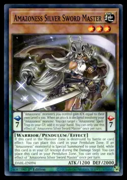 Amazoness Silver Sword Master Darkwing Blast DABL-EN094 MP YuGiOh TCG | Buy 10 G - Image 1