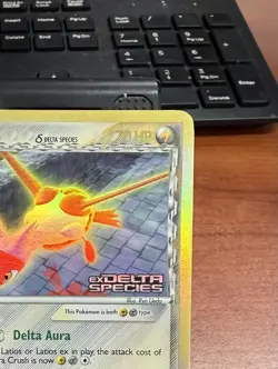 Pokemon Latias EX Delta Species 8/113 Reverse Holo Card Stamped NM+ - Image 3