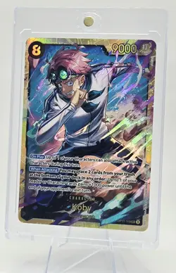 Koby OP11-119 SEC A Fist of Divine Speed One Piece CCG English NM Foil Card - Image 3