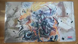 Yugioh Card Official Playmat Dogmatika Fleurdelis, the Thunderbolt Japanese F/S - Image 1