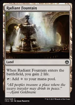 MRM ENGLISH 4x Radiant Fountain - Fontaine radieuse MTG magic IMA - Image 1