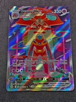 Pokemon TCG Deoxys VMAX GG45/GG70 Crown Zenith Galarian Gallery Ultra Rare NM - Image 2