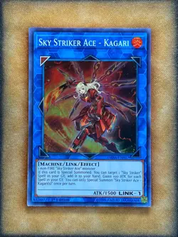 Yugioh Sky Striker Ace - Kagari DASA-EN027 Super Rare 1st Ed NM - Image 1