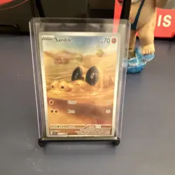 Pokemon TCG Sandile 119/191 SV08 Surging Sparks Reverse Holo Common 2024 - Image 1