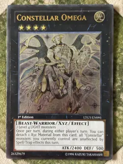 YuGiOh CONSTELLAR OMEGA Ultimate Rare LTGY-EN091 - Image 3