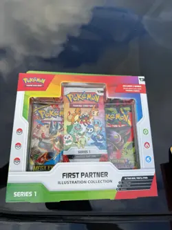 Pokemon TCG First Partner Illustration Collection Series 1 & 2 Sealed Boxes (2) - Image 2