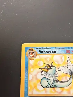 Vaporeon 28/64 Jungle Set Non-Holo Rare Vintage Pokemon Card WOTC 1999 LP - Image 3