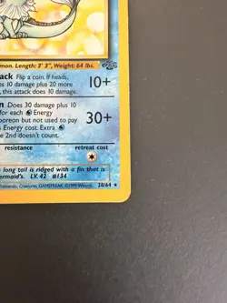 Vaporeon 28/64 Jungle Set Non-Holo Rare Vintage Pokemon Card WOTC 1999 LP - Image 5