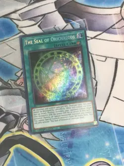 YuGiOh NM! The Seal of Orichalcos MAMA-EN111 1st Edition Pharaoh's Rare - Image 2
