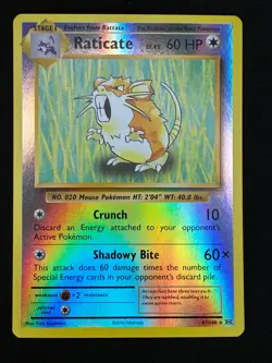 Pokemon TCG | Raticate XY - Evolutions 67/108 | Reverse Holo - Image 1