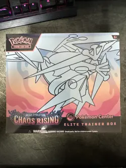 Chaos Rising POKEMON CENTER Exclusive Elite Trainer Box ETB New Factory Sealed - Image 1