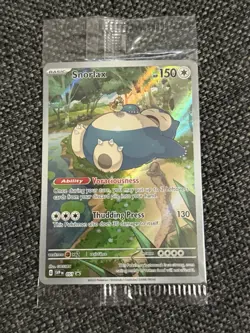 SNORLAX Sealed 151 SVP EN 051 Black Star Promo Scarlet & Violet Pokemon 151 - Image 1