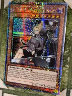 YuGiOh SPYRAL MASTER PLAN Quarter Century Secret Rare RA04 EN276 - Image 1
