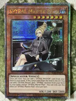 YuGiOh SPYRAL MASTER PLAN Quarter Century Secret Rare RA04 EN276 - Image 2
