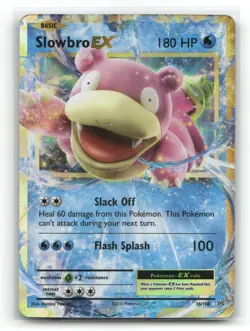 Slowbro EX 26/108 Holo EX Rare Evolutions Pokemon LP - Image 1