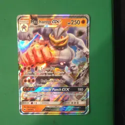 Pokemon Machamp GX Sm-Burning Shadows 64/147 Ultra Rare Full Art Holo 250 HP - Image 1