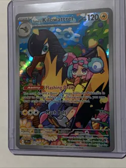 Pokemon Iono’s Kilowattrel 163/159 Scarlet and Violet Journey Together IR NM - Image 1