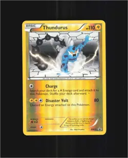 Thundurus BW41 Holo Promo Black And White Promo Pokemon Reverse Holo LP - Image 1