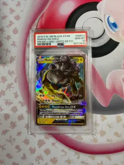Pokemon SM Black Star 2018 Legendary Johto Gx #SM121 Raikou Gx Holo PSA 10 - Image 1