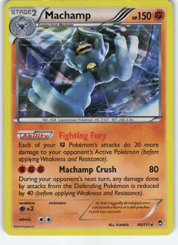 Machamp 46/111 XY - Furious Fists Holo Rare Holo HP Pokemon - Image 1