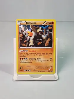 Terrakion BW71 Holo Promo Black And White Promo Pokemon Lightly Played - Image 1