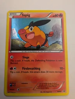 Tepig BW07 Pokemon TCG Black & White Holo Promo - Image 1