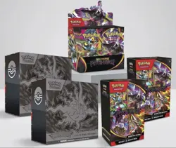 PITCH BLACK 2x Pokemon Center ETB, 2x Booster Bundle, 1x Booster Box (PRESALE) - Image 1