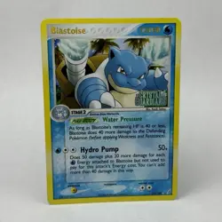 Pokemon Blastoise 14/100 Crystal Guardians Reverse Holo Rare - Image 1