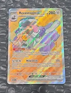 Revavroom EX 216/197 SV03 Obsidian Flames Ultra Rare Full Art Holo Pokemon TCG - Image 1