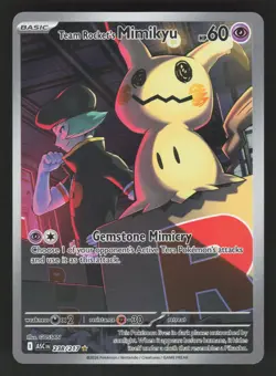 Team Rocket's Mimikyu 238/217 Pokemon TCG Ascended Heroes NM - Image 1