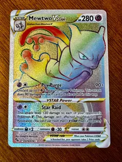 Mewtwo VSTAR (Secret) 079/078 Pokemon GO Holo - Image 1