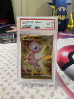 2023 POKEMON KOREAN SV2A-POKEMON 151 ULTRA RARE #208 MEW EX PSA 10 - Image 1