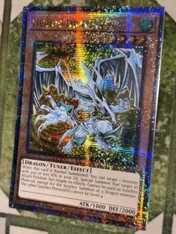 YuGiOh DEBRIS DRAGON Quarter Century Secret Rare RA03-EN214 - Image 1