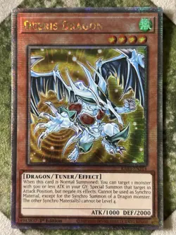 YuGiOh DEBRIS DRAGON Quarter Century Secret Rare RA03-EN214 - Image 2