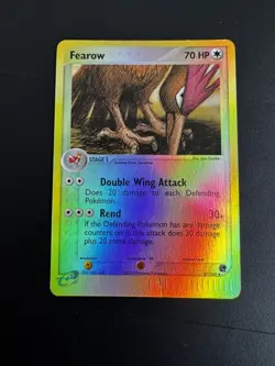 Pokemon TCG Fearow Uncommon Reverse Holo Sandstorm 37/100 LP - Image 1