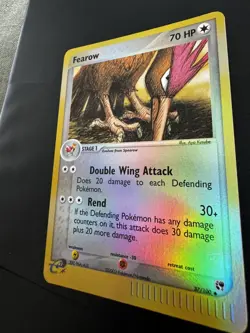 Pokemon TCG Fearow Uncommon Reverse Holo Sandstorm 37/100 LP - Image 2