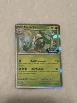 Pokemon TCG Perfect Order Serperior Prerelease Staff Promo 064 LP - Image 1