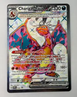 Charizard ex 056 Scarlet Violet Full Art Black Star Promo Holo Pokemon - Image 1
