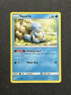 Pokemon TCG Squirtle 22/181 2019 Basic 30/50 Tiny Turtle - Image 1