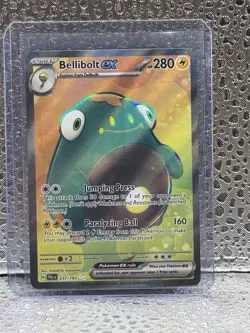 Pokemon TCG Bellibolt ex 237/193 Paldea Evolved Ultra Rare Full Art Holo NM - Image 1