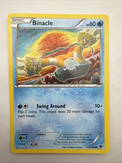 Pokemon - Binacle 22/124 - XY Fates Collide - Tomokazu Komiya - NM - Image 1