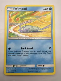 Wimpod - Rare - Pokemon TCG - Unified Minds - 50/236 Tomokazu Komiya - Image 1