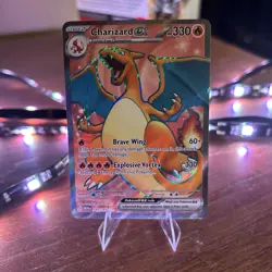 Charizard EX 183/165 Pokemon TCG Scarlett & Violet 151 - Image 1