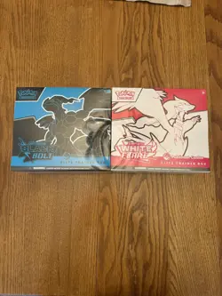 Pokemon Center Black Bolt & White Flare Elite Trainer Box ETB Lot Of 2 PC ETB - Image 1