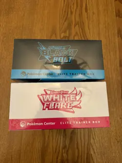 Pokemon Center Black Bolt & White Flare Elite Trainer Box ETB Lot Of 2 PC ETB - Image 3