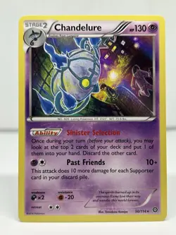 CHANDELURE 50/114 - HOLO - XY STEAM SIEGE 2016 - POKEMON TCG - Image 1
