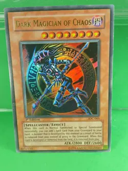 Yu-Gi-Oh! Dark Magician of Chaos IOC-065 Invasion of Chaos 1st Edition 1996 - Image 1