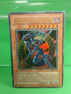 Yu-Gi-Oh! Dark Magician of Chaos IOC-065 Invasion of Chaos 1st Edition 1996 - Image 2